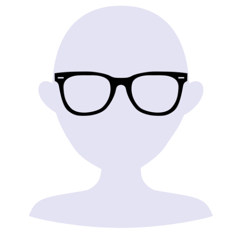 The right glasses for an oval face